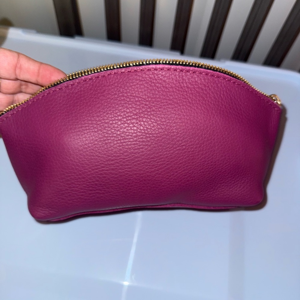 Portland Leather Goods Small Eclipse Cosmetic Bag - Iris